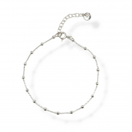 PULSERA BOLITAS 2.5MM / PLATA