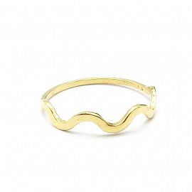ANILLO ONDAS 1602 /O.AMARILLO