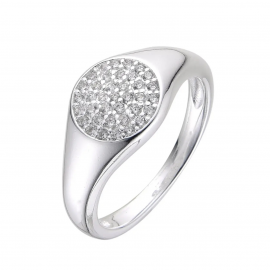 ANILLO CIRCULO CUBIC / PLATA