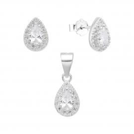 JUEGO DIJE ARO GOTA / PLATA