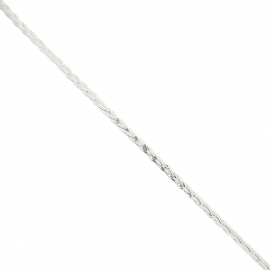 GARGANTILLA OMEGA TRENZADA / PLATA