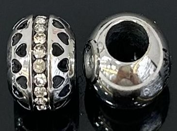 DIJE CHARM CORAZONES CUBIC / ACERO