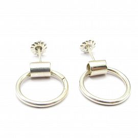 AROS RUEDA COLGANTE  /PLATA
