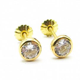 AROS BRISURA CUBIC 5MM /O.AMARILLO