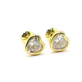 AROS CUBIC CORAZON 5MM /O.AMARILLO