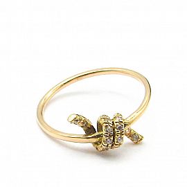 ANILLO CENTRO CUBICS 926 /O.ROJO