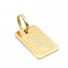 MEDALLA VIRGEN NIÑA 9x13MM 600 /O.ROJO
