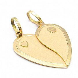 MEDALLA CORAZON COMPROMISO 20MM APLIQUES /O.ROJO