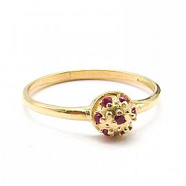 ANILLO FRUTILLA /O.ROJO