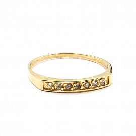 ANILLO CUBICS SFR7 /O.ROJO