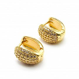 ARO ARGOLLA BOMBE PIEDRAS / ACERO DORADO