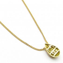 COLLAR  GROUMET GOTA PASANTE D363C 40CM/O.AMARILLO