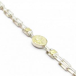 PULSERA PANTHER ESPIRITU SANTO  /PLATA Y ORO