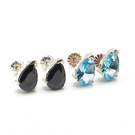 AROS CUBIC GOTA /PLATA 