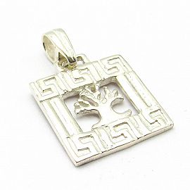 DIJE  ARBOL CALADO 20MM /PLATA 