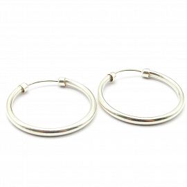 AROS ARGOLLA CON PUNTERA 30MM /PLATA 
