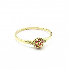 ANILLO FRUTILLA /O.AMARILLO