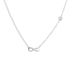 CONJUNTO INFINITO PUNTO DE LUZ CUBIC / PLATA
